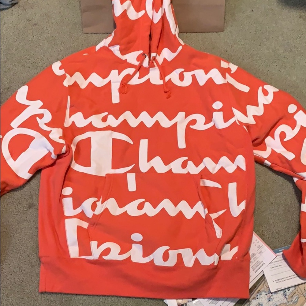 Champion Print Hoodie